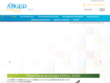 Tablet Screenshot of alged-solutions.com